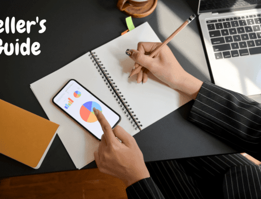 Black and Brown Flatlay Photo Finance Facebook Cover